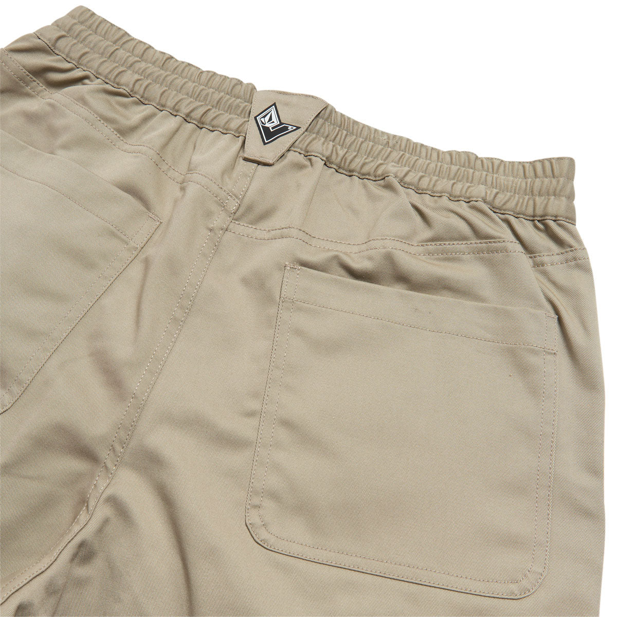 Volcom Capreezy Elastic Waist Pants - Light Khaki image 3