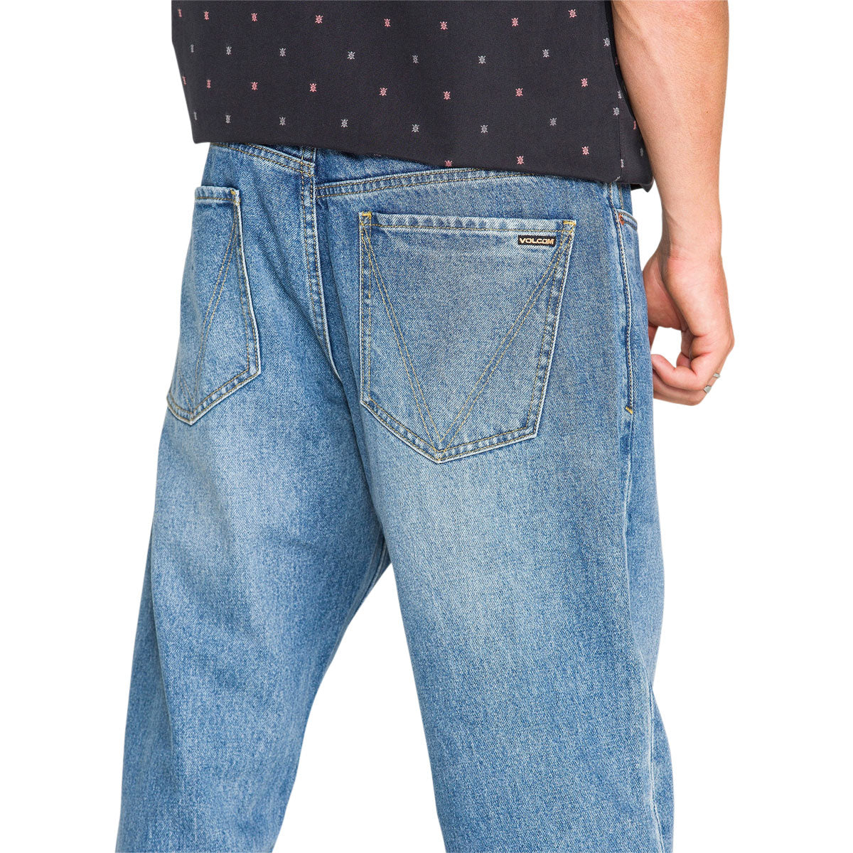 Volcom Pipe Dreams Denim Jeans - Euro Light Blue image 4