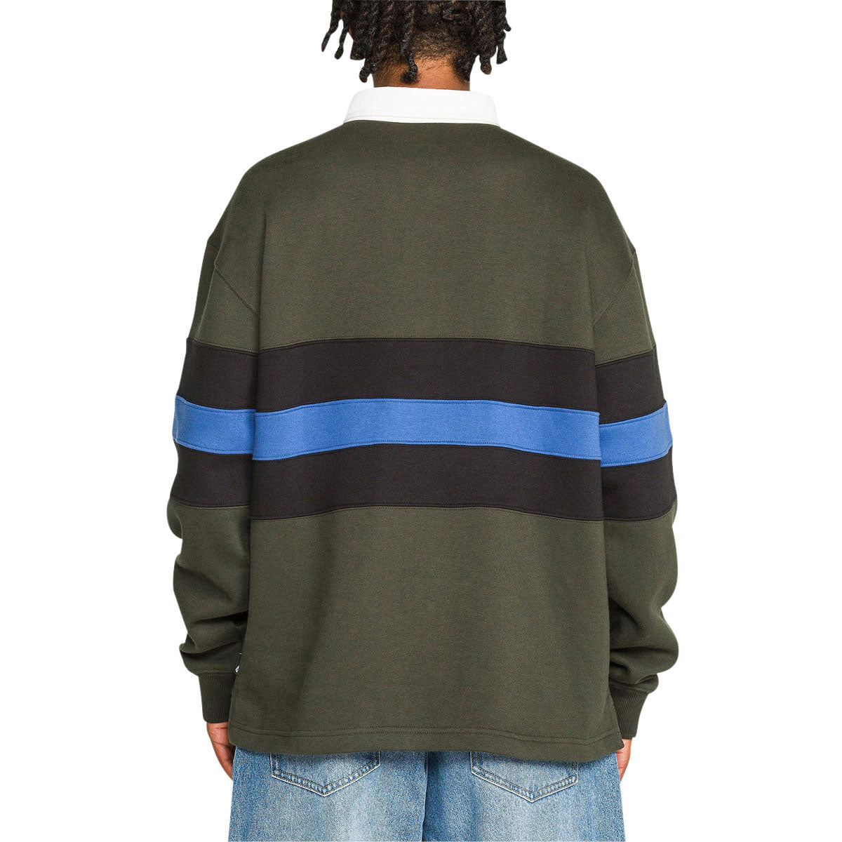 Volcom Scratch Stone Fleece Sweatshirt - Rinsed Black image 2
