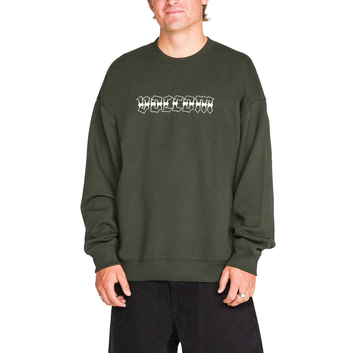 Volcom Dirty Work Crew Sweatshirt - Rosin image 1