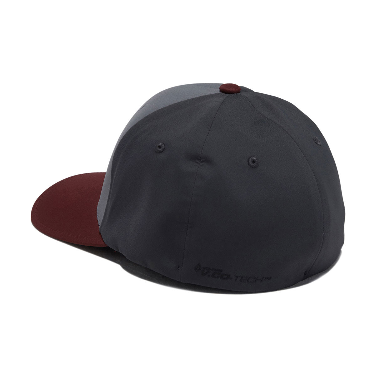 Volcom Stone Tech Flexfit Delta Hat - Burgundy image 2