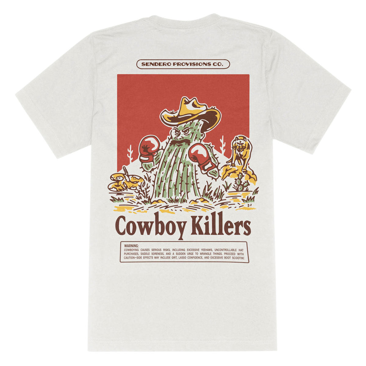 Sendero Cowboy Killers T-Shirt - Vintage White image 1