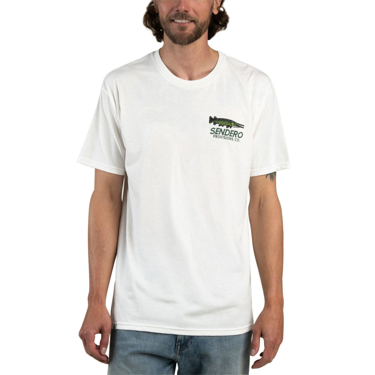 Sendero Gar T-Shirt - Vintage White image 3