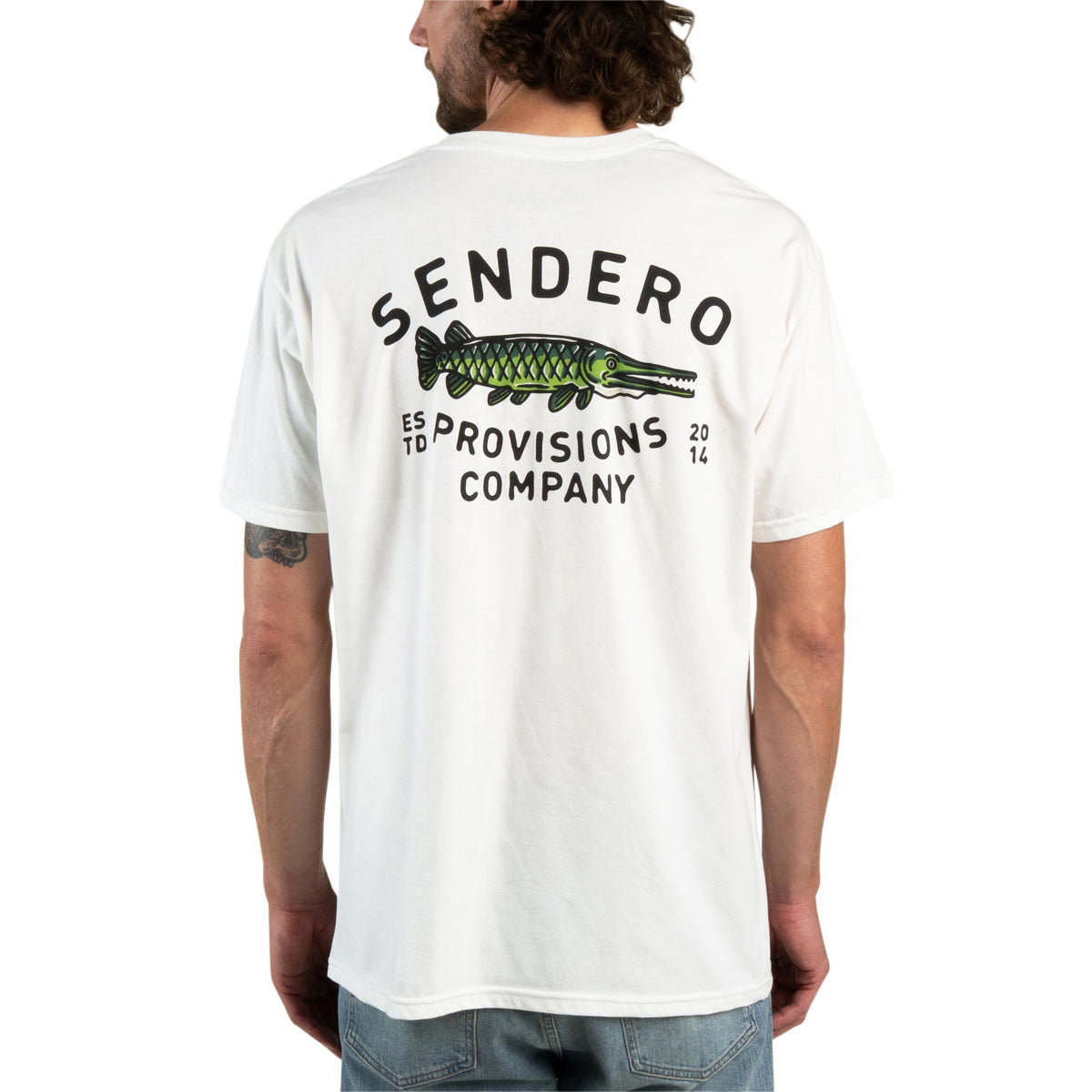 Sendero Gar T-Shirt - Vintage White image 4