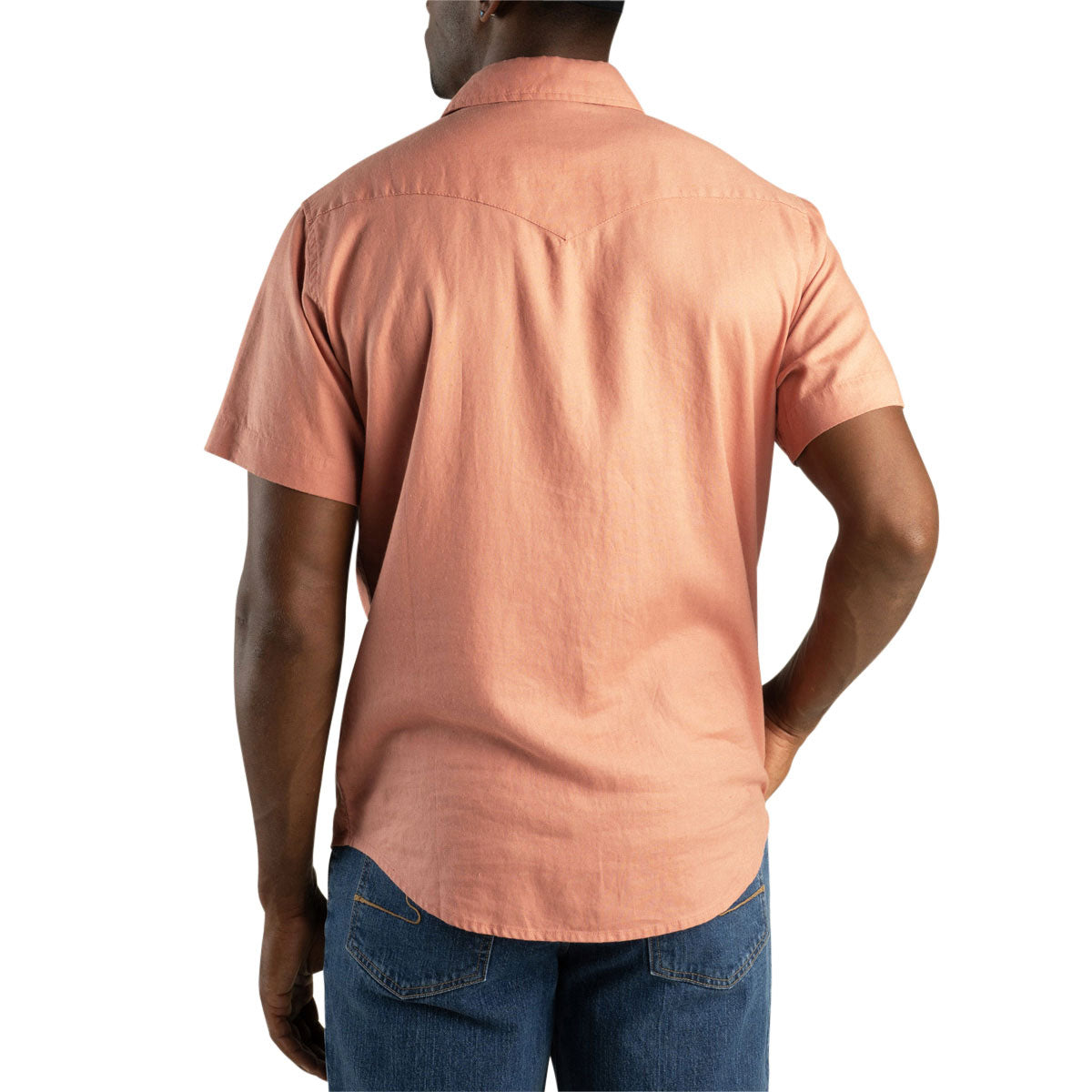 Sendero The Wyatt Pearl Snap Solid Shirt - Nantucket Red image 3