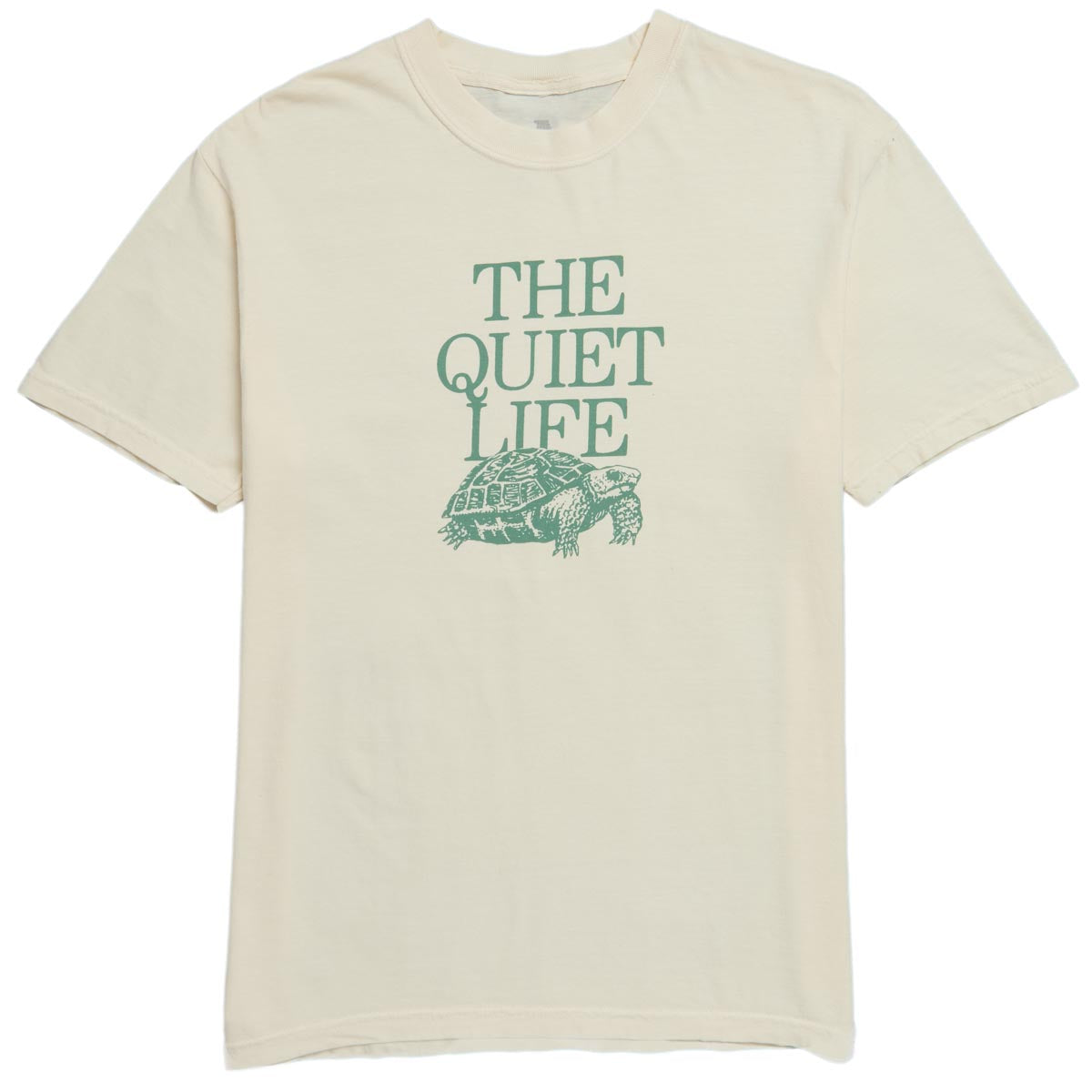 The Quiet Life Turtle Pigment Dyed T-Shirt - Cream image 1