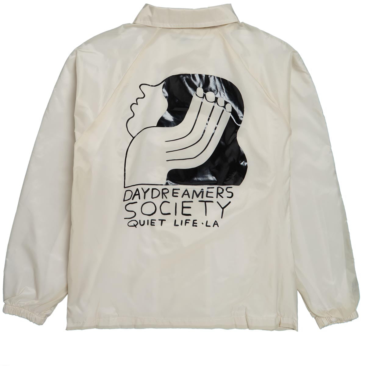 The Quiet Life Day Dreamers Coach Jacket - Tan image 2