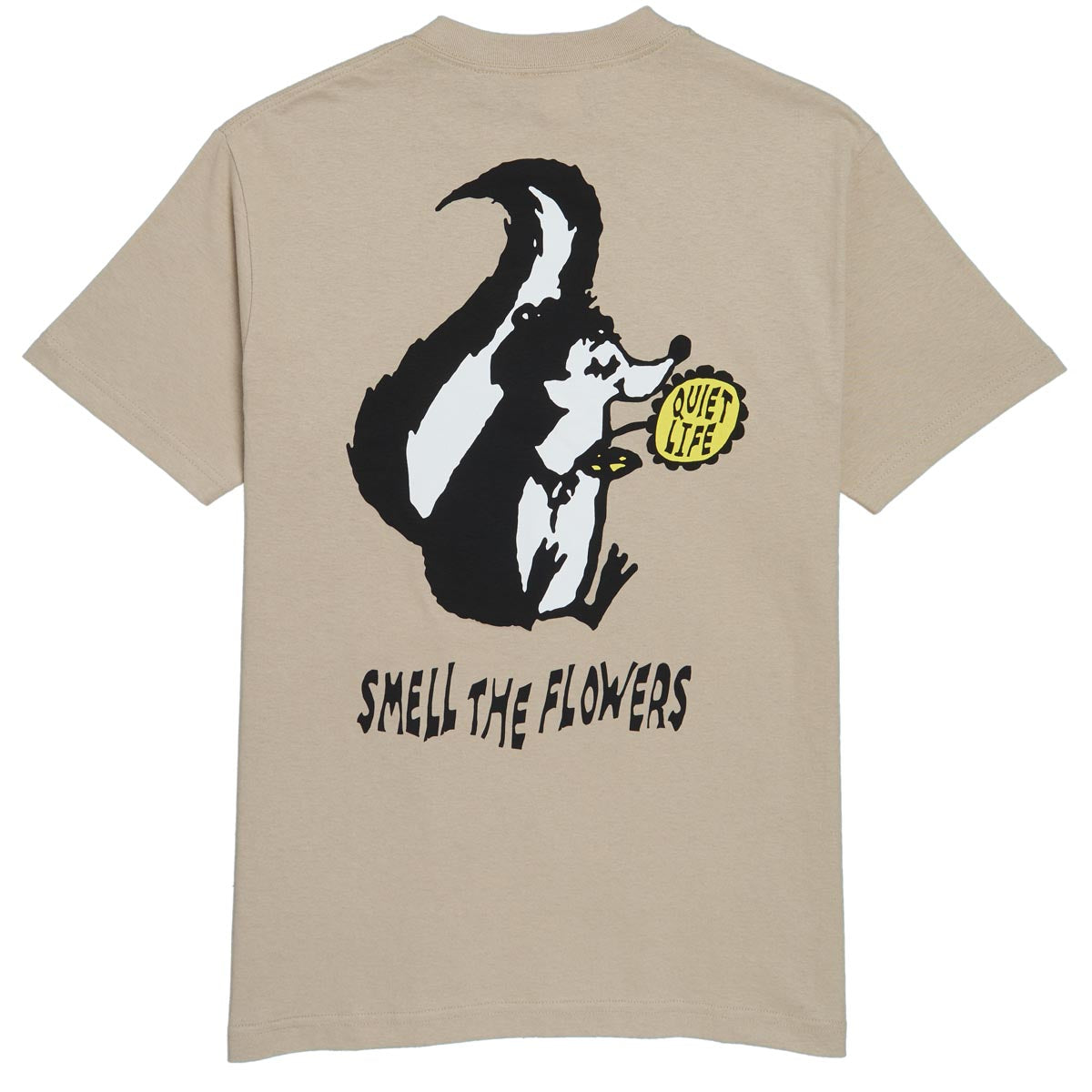 The Quiet Life Smell The Flowers T-Shirt - Sand image 1