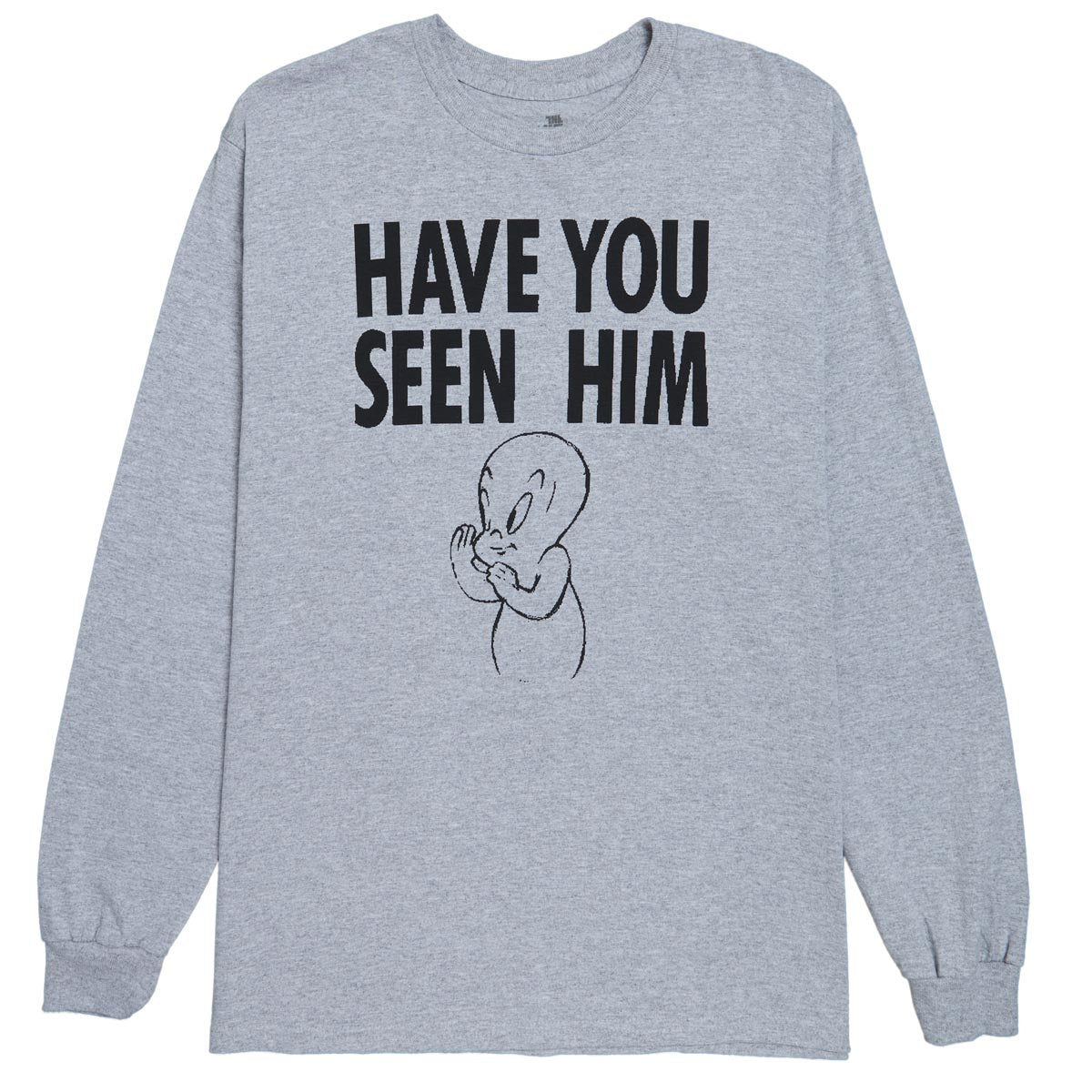 The Quiet Life Animal Chin Long Sleeve T-Shirt - Heather Grey image 1