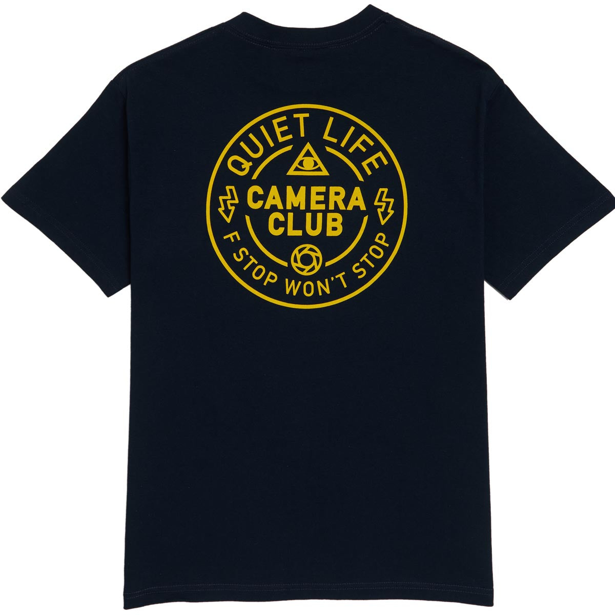 The Quiet Life F Stop Camera Club T-Shirt - Navy image 1