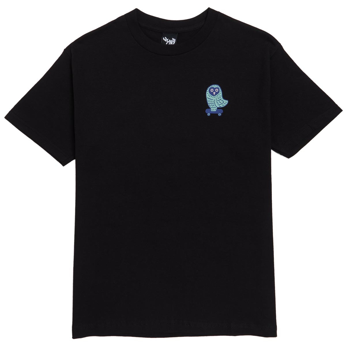 The Quiet Life Skating Owl T-Shirt - Black image 1