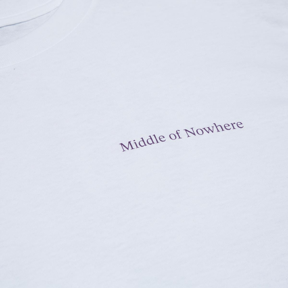 The Quiet Life Middle of Nowhere Desert Serif T-Shirt - White image 3