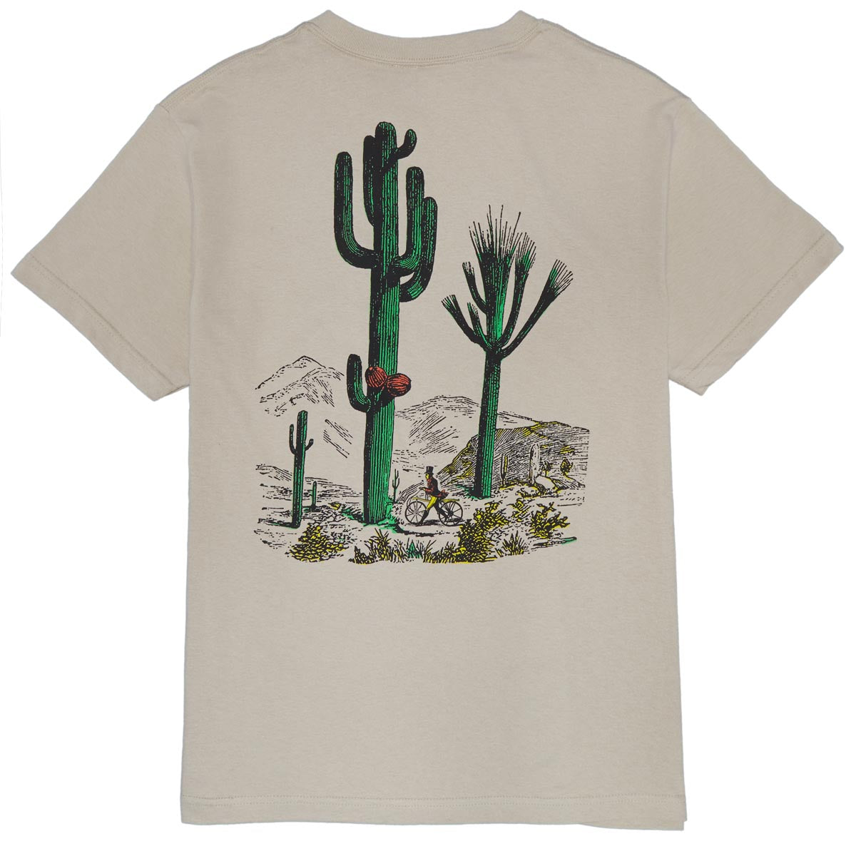 The Quiet Life Middle of Nowhere Desert Serif T-Shirt - Sand image 1