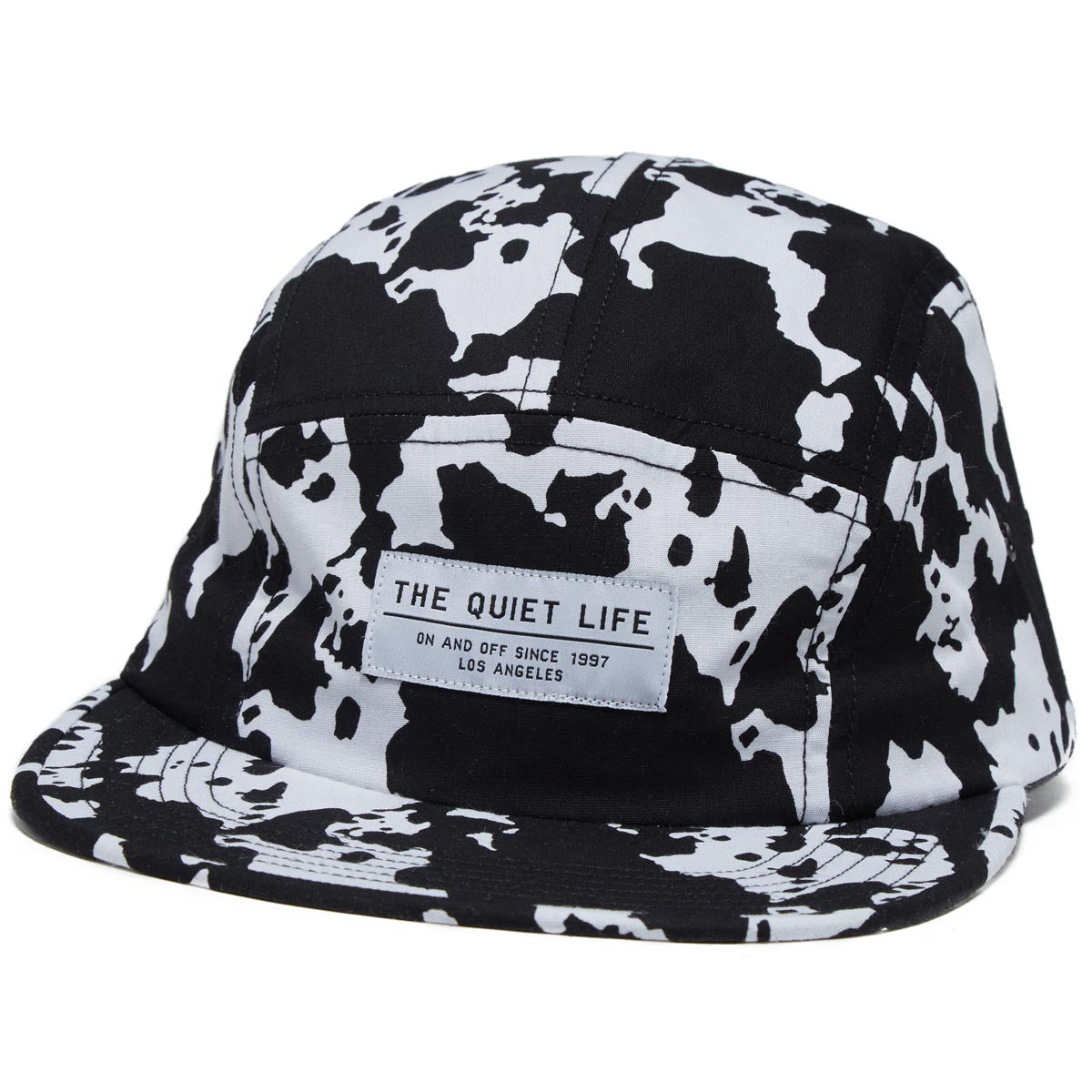 The Quiet Life Cow Camper Hat - Black/White image 1