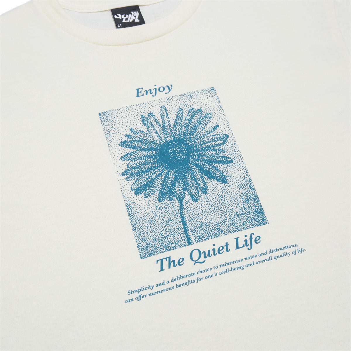 The Quiet Life Enjoy T-Shirt - Cream image 2