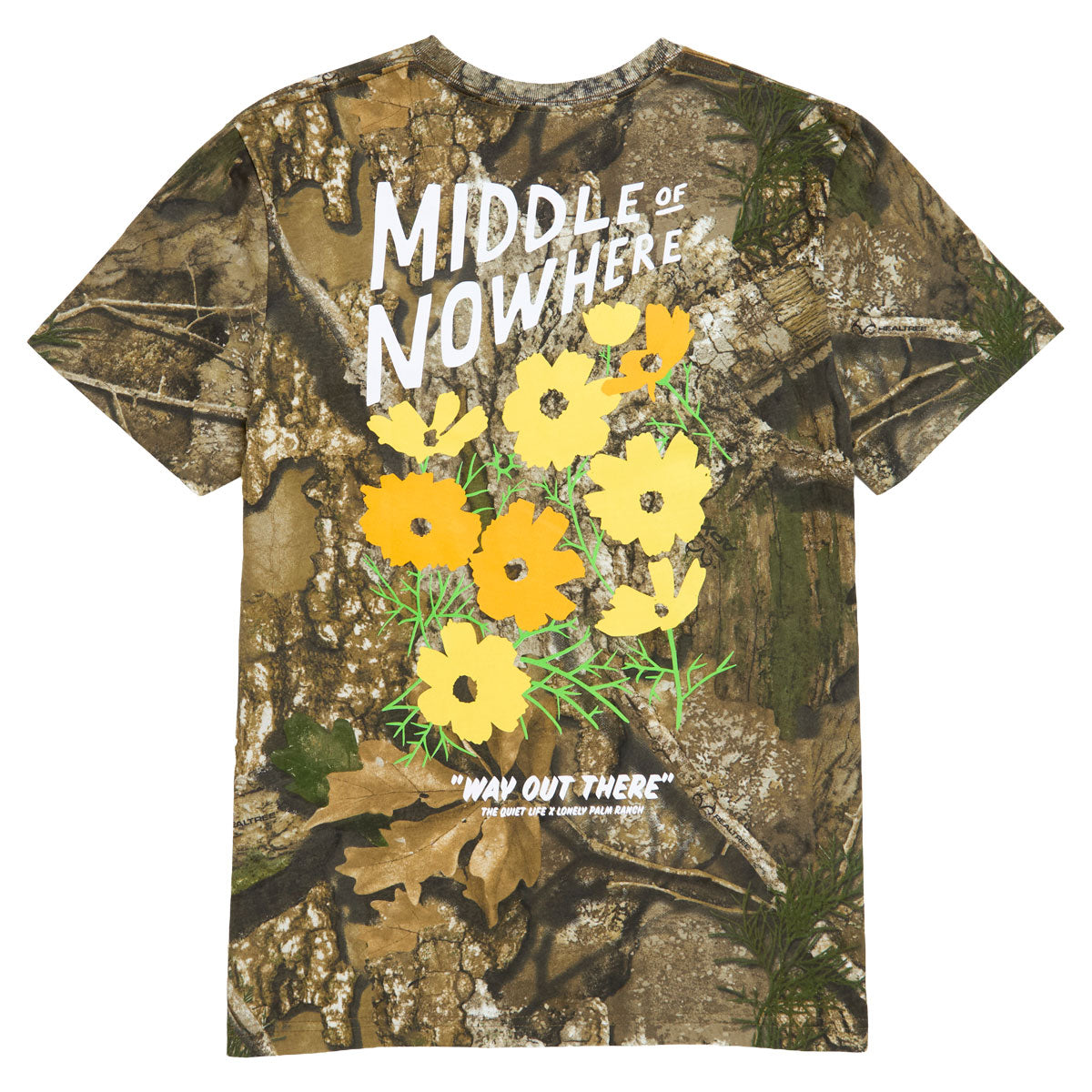 The Quiet Life x Lonely Palm Middle Of Nowhere T-Shirt - Camo image 2