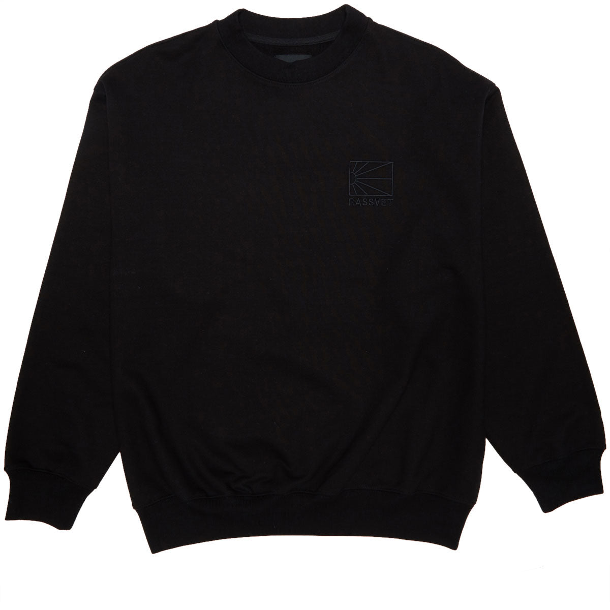 Rassvet Mini Logo Crewneck Sweatshirt - Black image 1