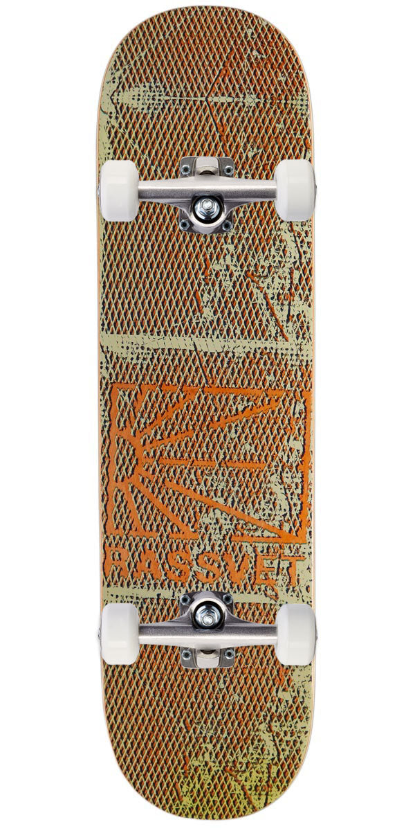 Rassvet Mesh Logo Skateboard Complete - White - 8.125