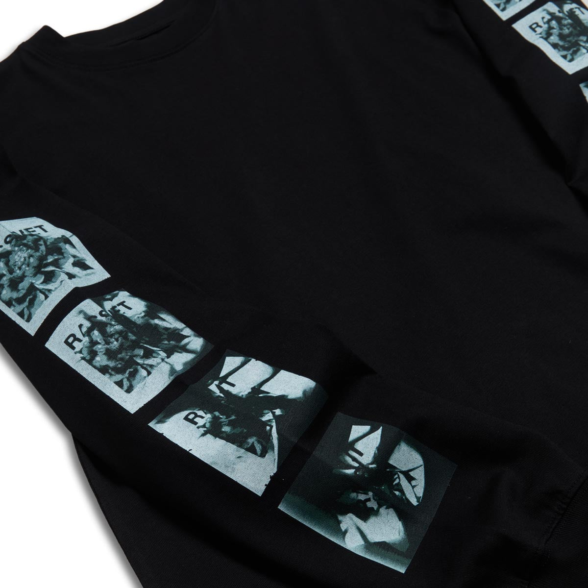 Rassvet Flower Long Sleeve T-Shirt - Black image 2