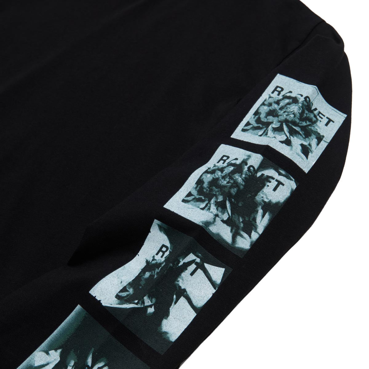 Rassvet Flower Long Sleeve T-Shirt - Black image 4