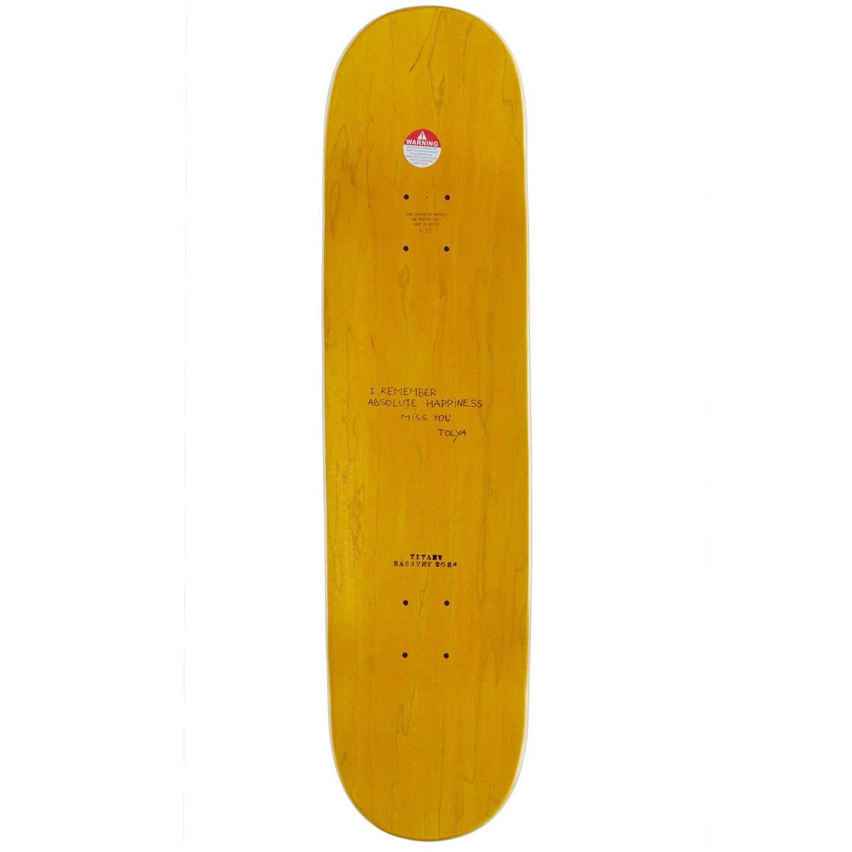 Rassvet Titaev Pro Skateboard Complete - 8.125