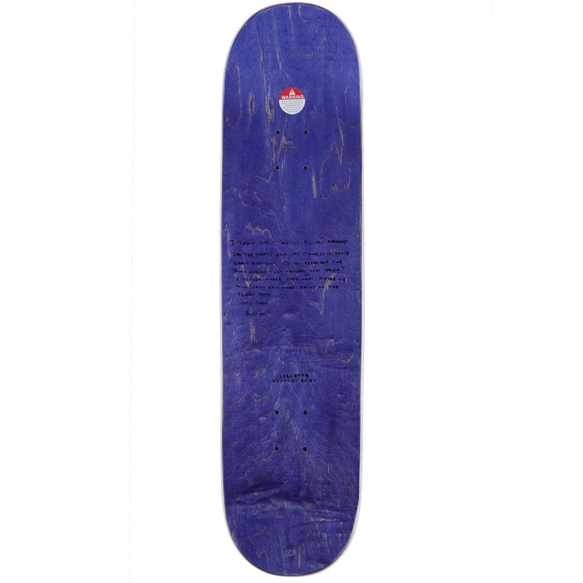 Rassvet Gillette Pro Skateboard Deck - 8.25