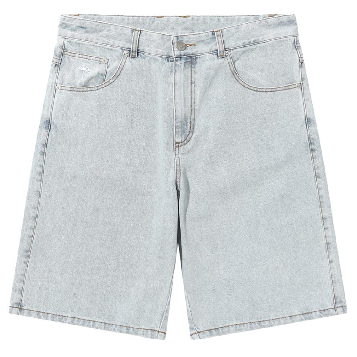 Helas Dieu Grec Jeans Shorts - Light Blue image 1