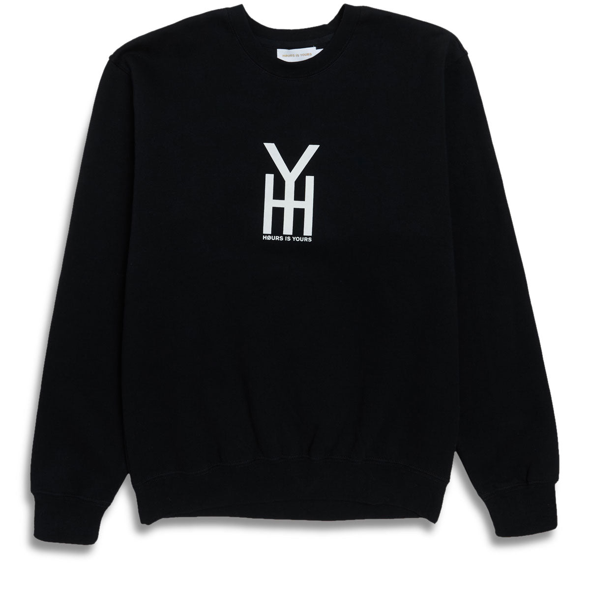 Hours Is Yours HIY Crew Sweater - Black image 1