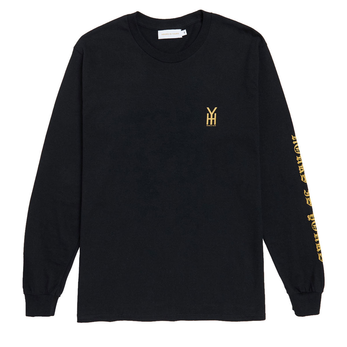 Hours Is Yours Old E Long Sleeve T-Shirt - Black image 1
