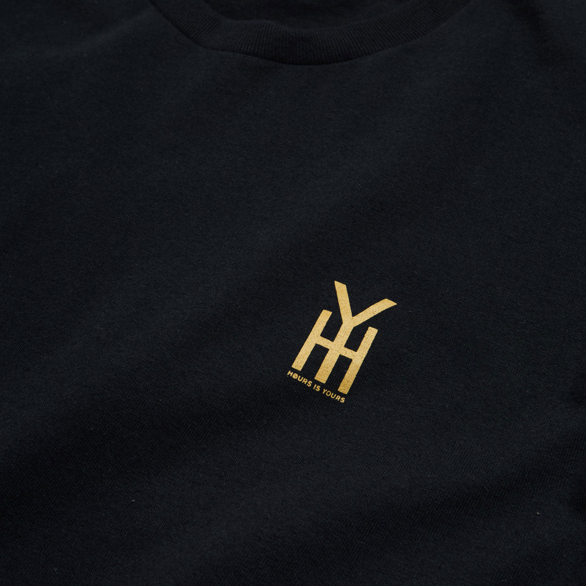 Hours Is Yours Old E Long Sleeve T-Shirt - Black image 3