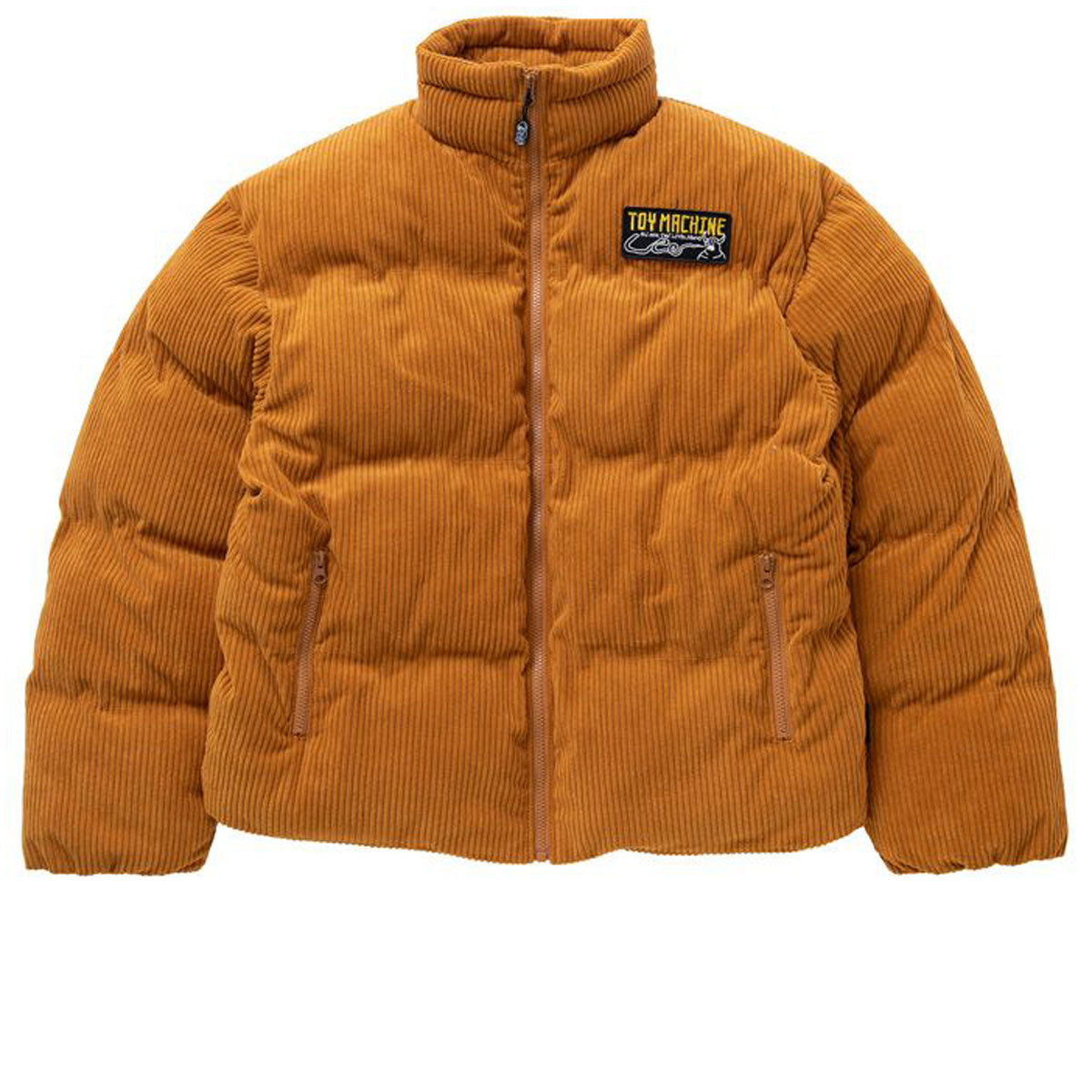 Toy Machine Corduroy Puffer Jacket - Mustard image 1