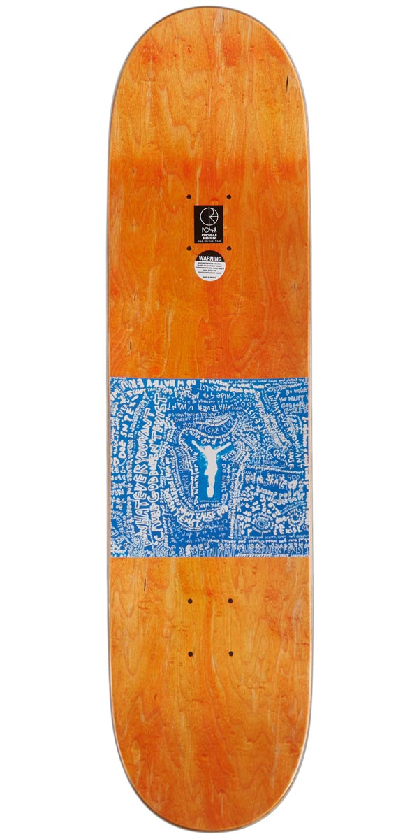 Polar Aaron Herrington Return Soon Skateboard Deck - Cream - 8.25