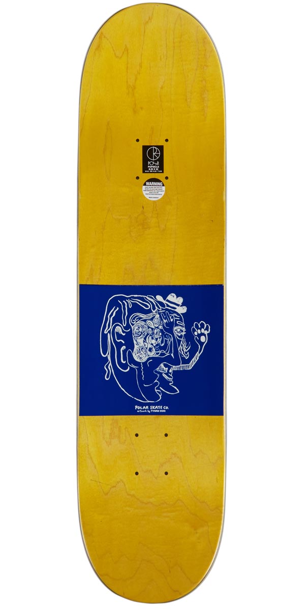 Polar Dane Brady Pigeons Skateboard Deck - Purple - 8.50