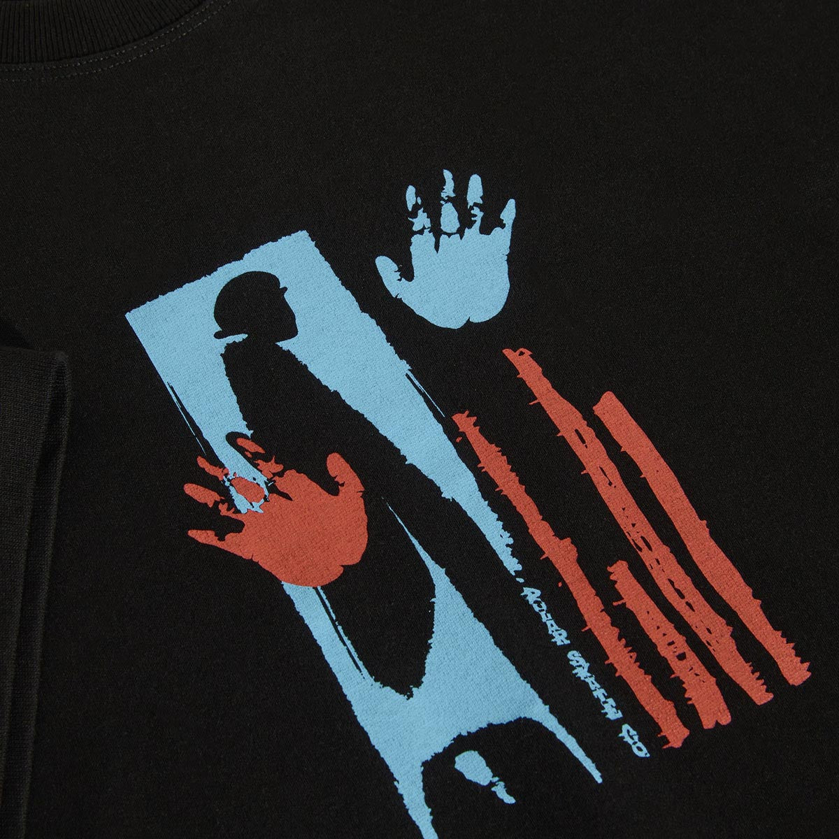 Polar Sitting Hands T-Shirt - Black image 2