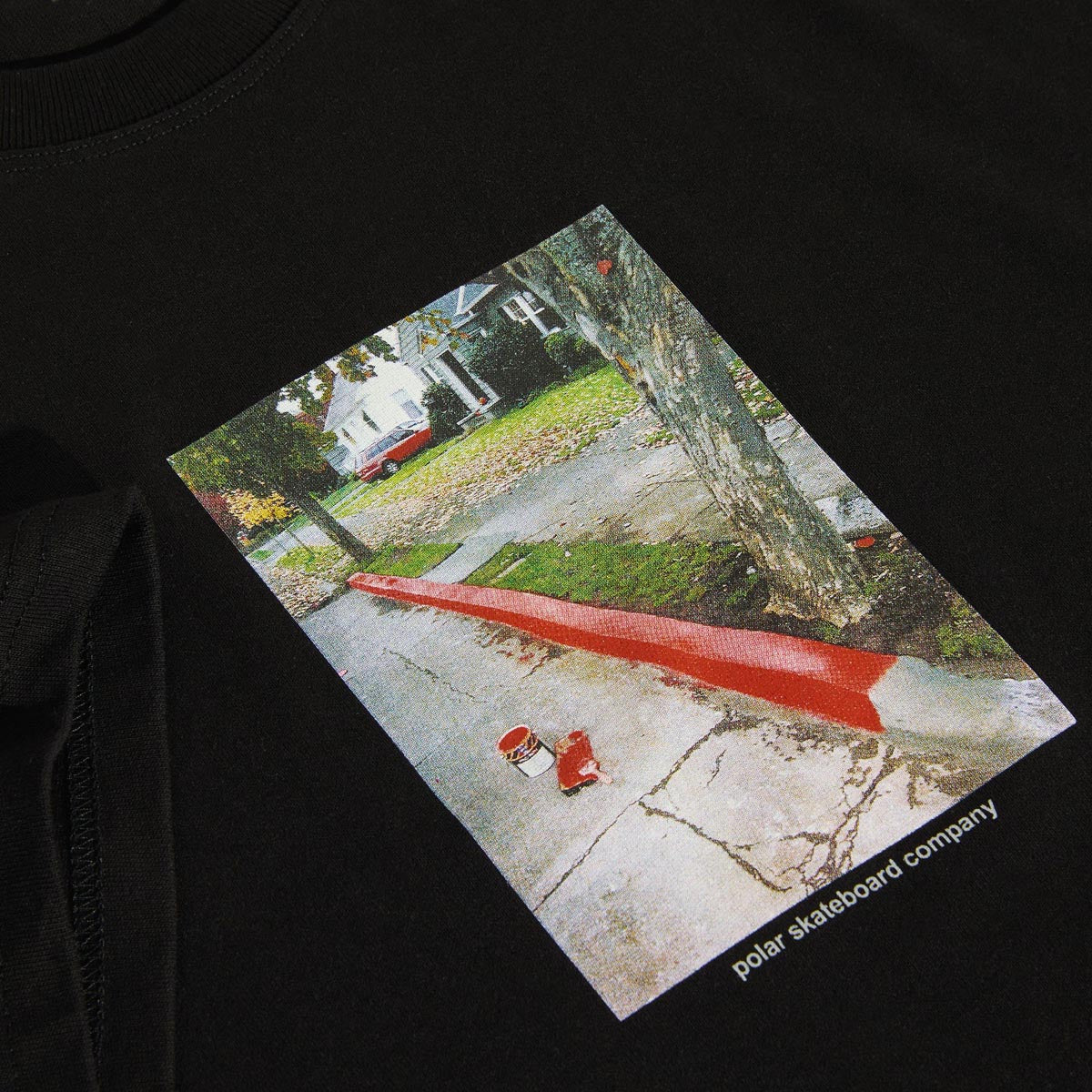 Polar Red Curb T-Shirt - Black image 2