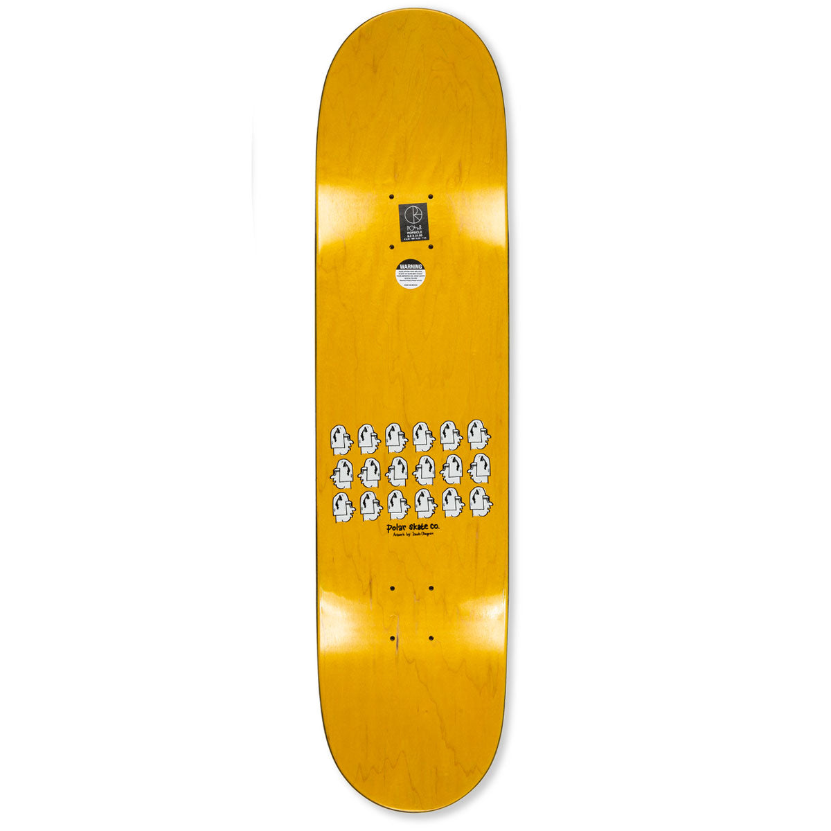 Polar Dane Brady Mia Skateboard Deck - Orange - 8.50