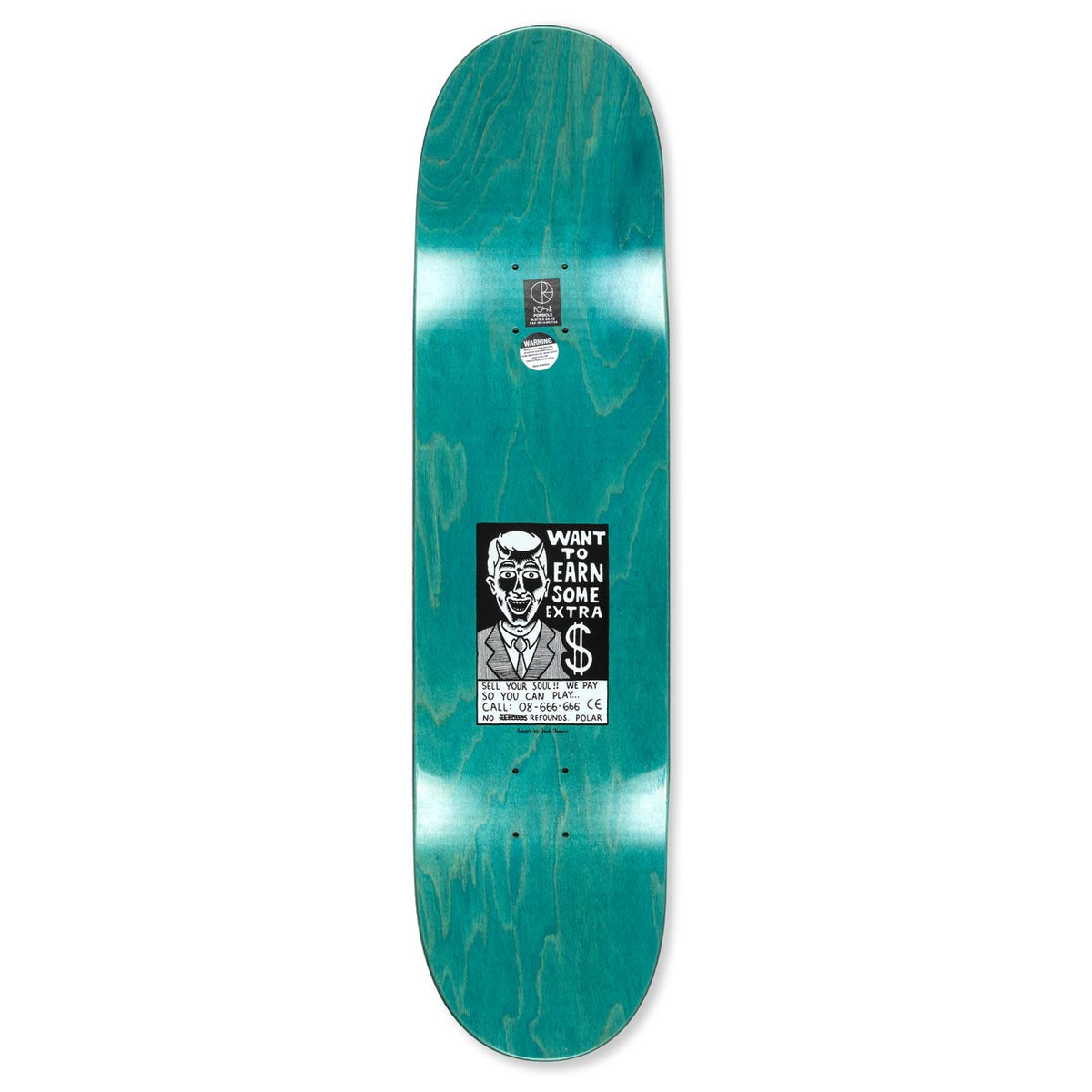 Polar Oskar Rozenberg Trust Skateboard Complete - Yellow - 8.375