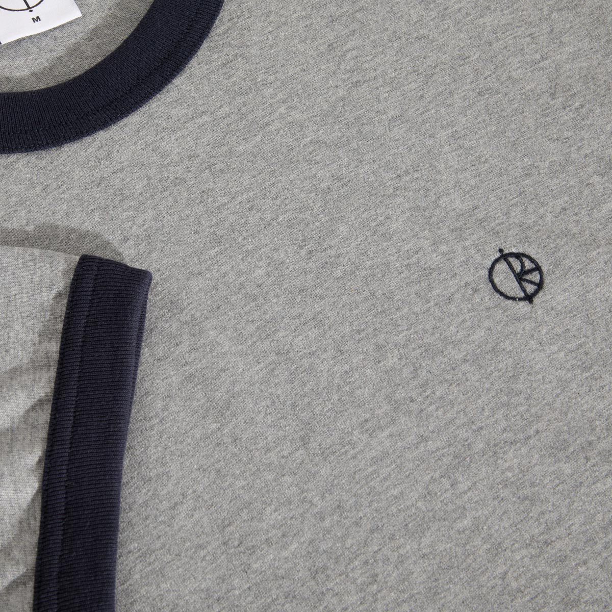 Polar Ringer T-Shirt - Heather Grey/Navy image 2