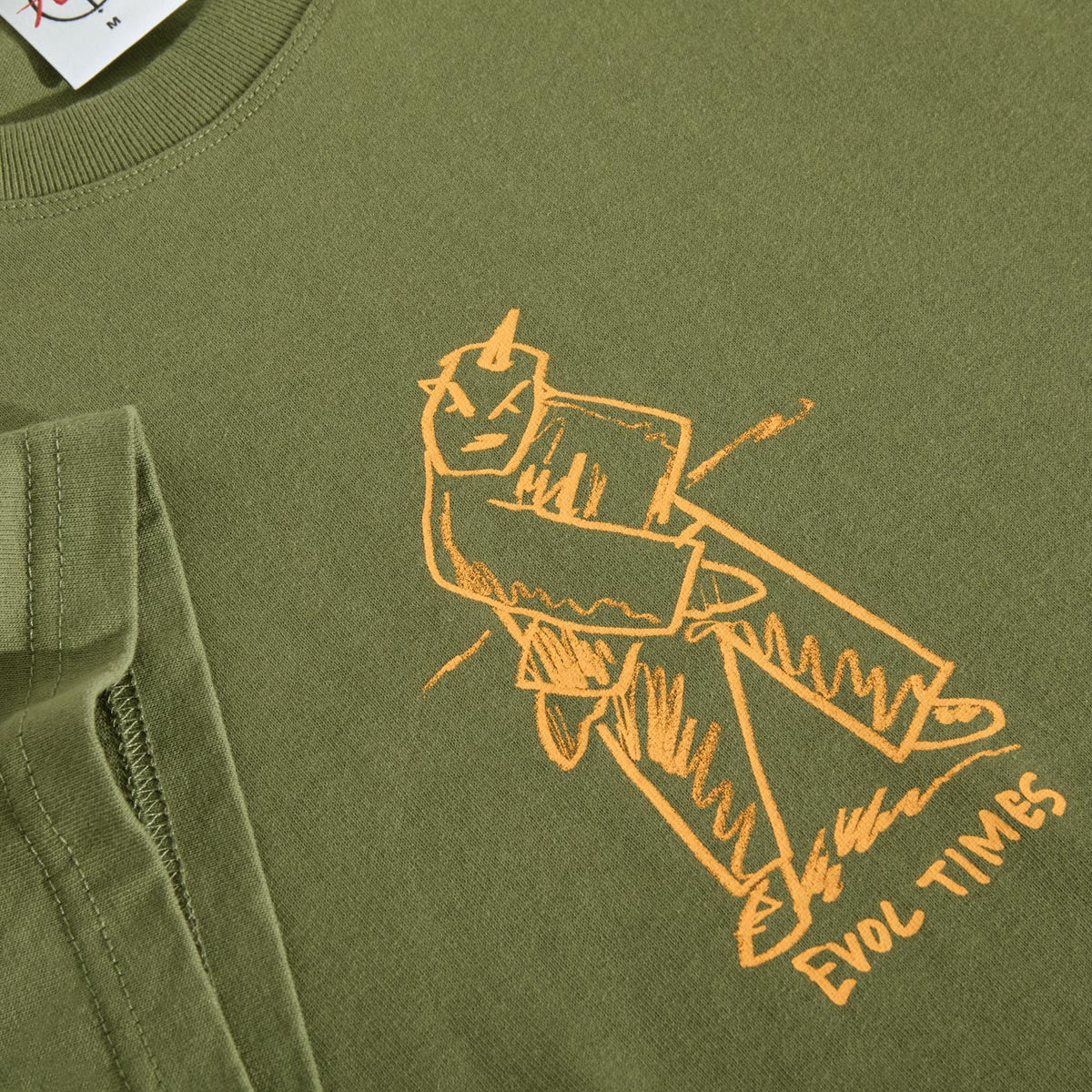 Polar Evol Times T-Shirt - Army Green image 2