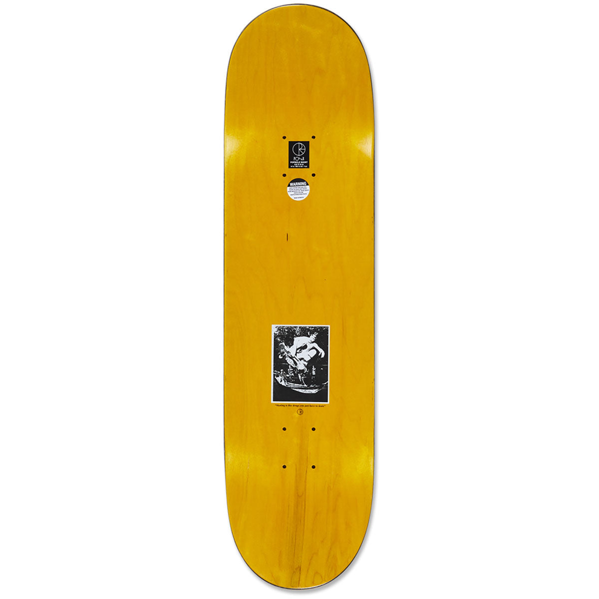 Polar David Stenström Tape and Panther Skateboard Complete - White - 8.50