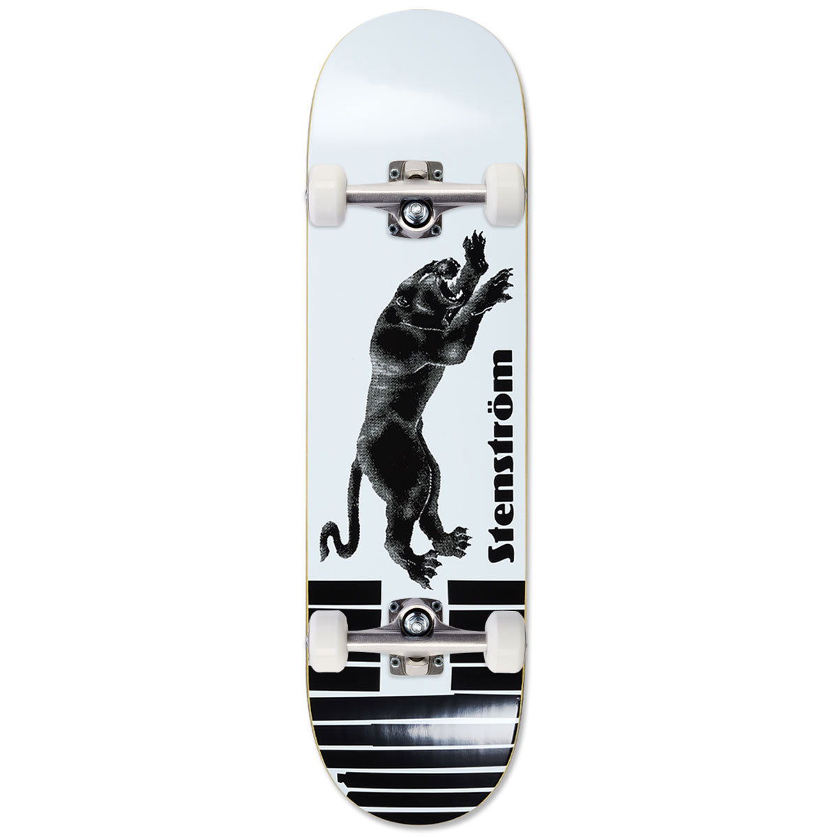 Polar David Stenström Tape and Panther Skateboard Complete - White - 8.50