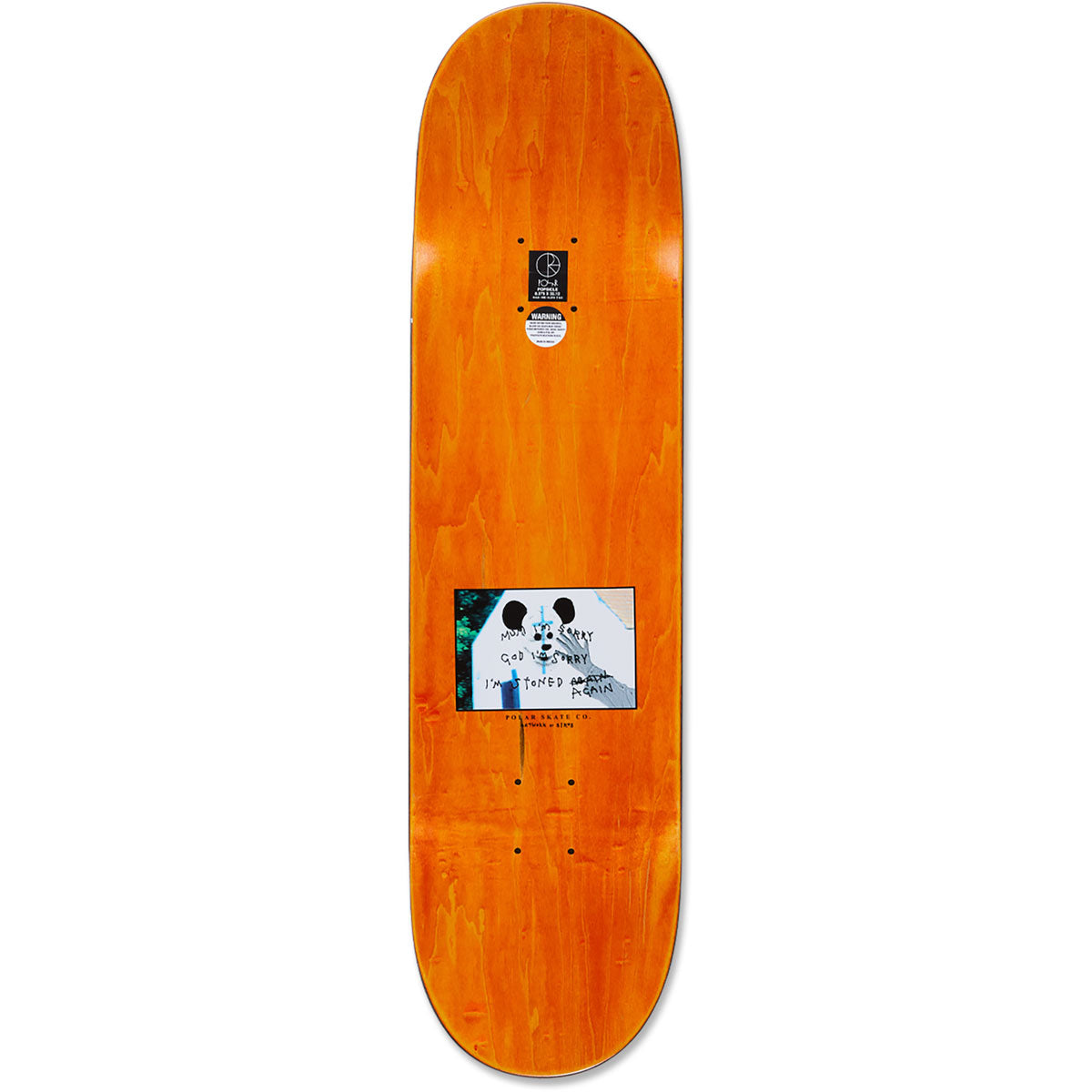 Polar Nick Boserio Jesus Skateboard Deck - 8.50