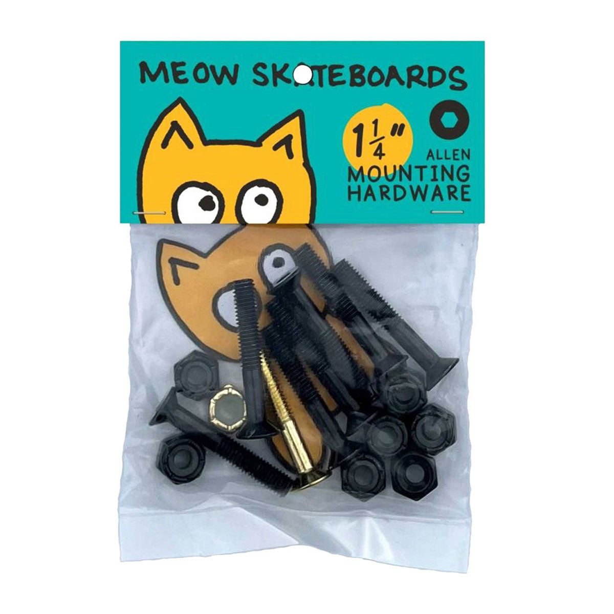 Meow Allen Bolts Hardware - 1.25