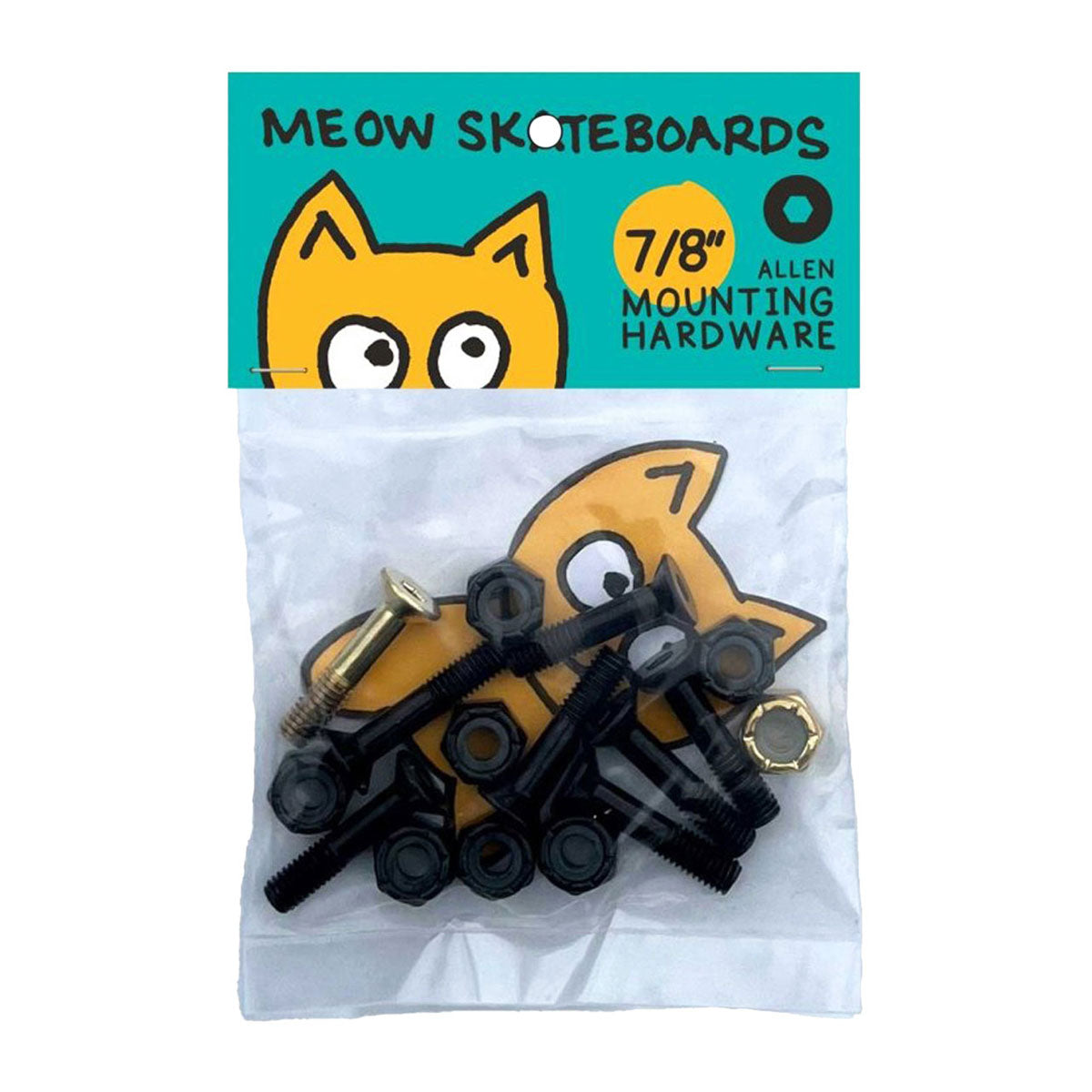 Meow Allen Bolts Hardware - 7/8