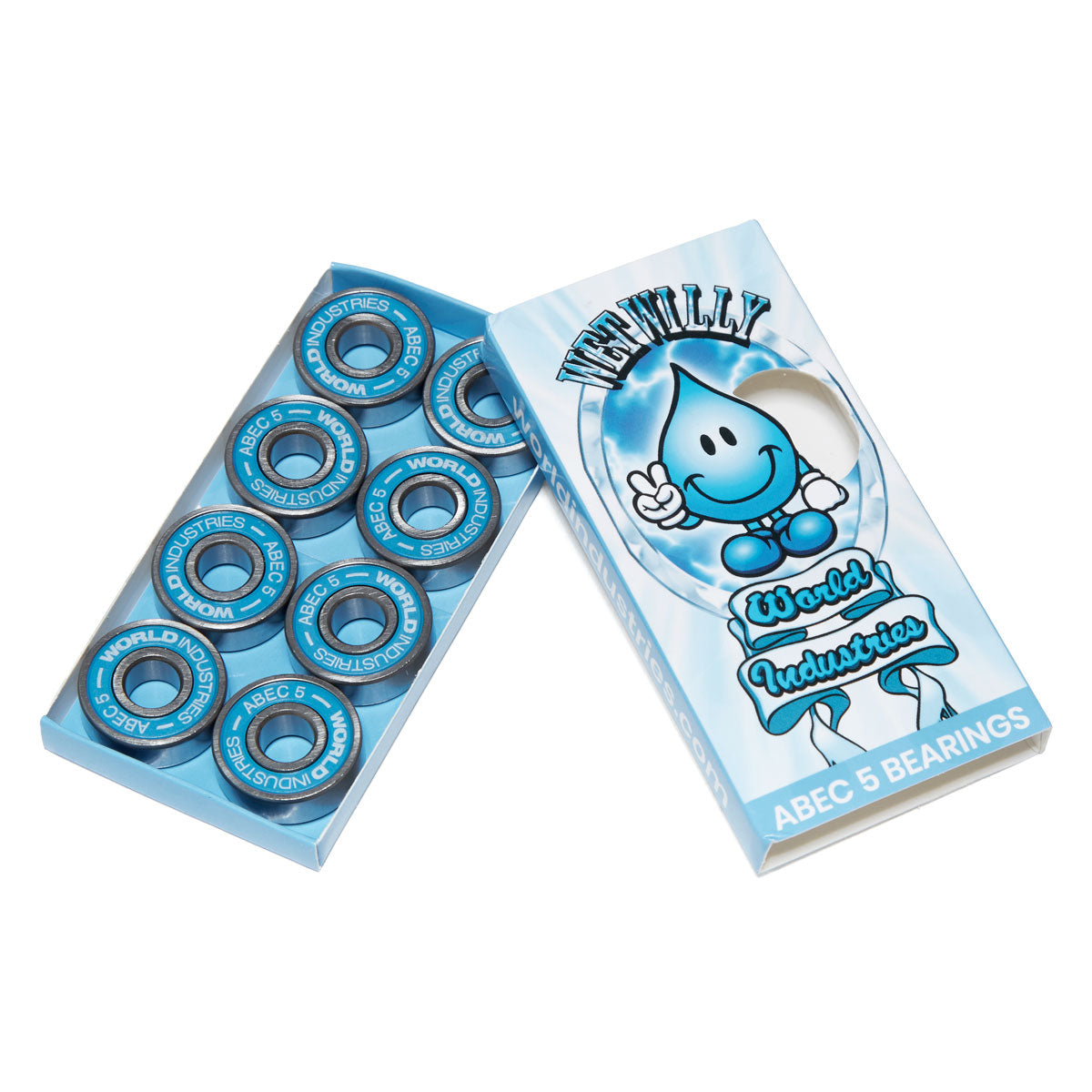World Industries Wet Willy Abec 5 Bearings - Blue image 2