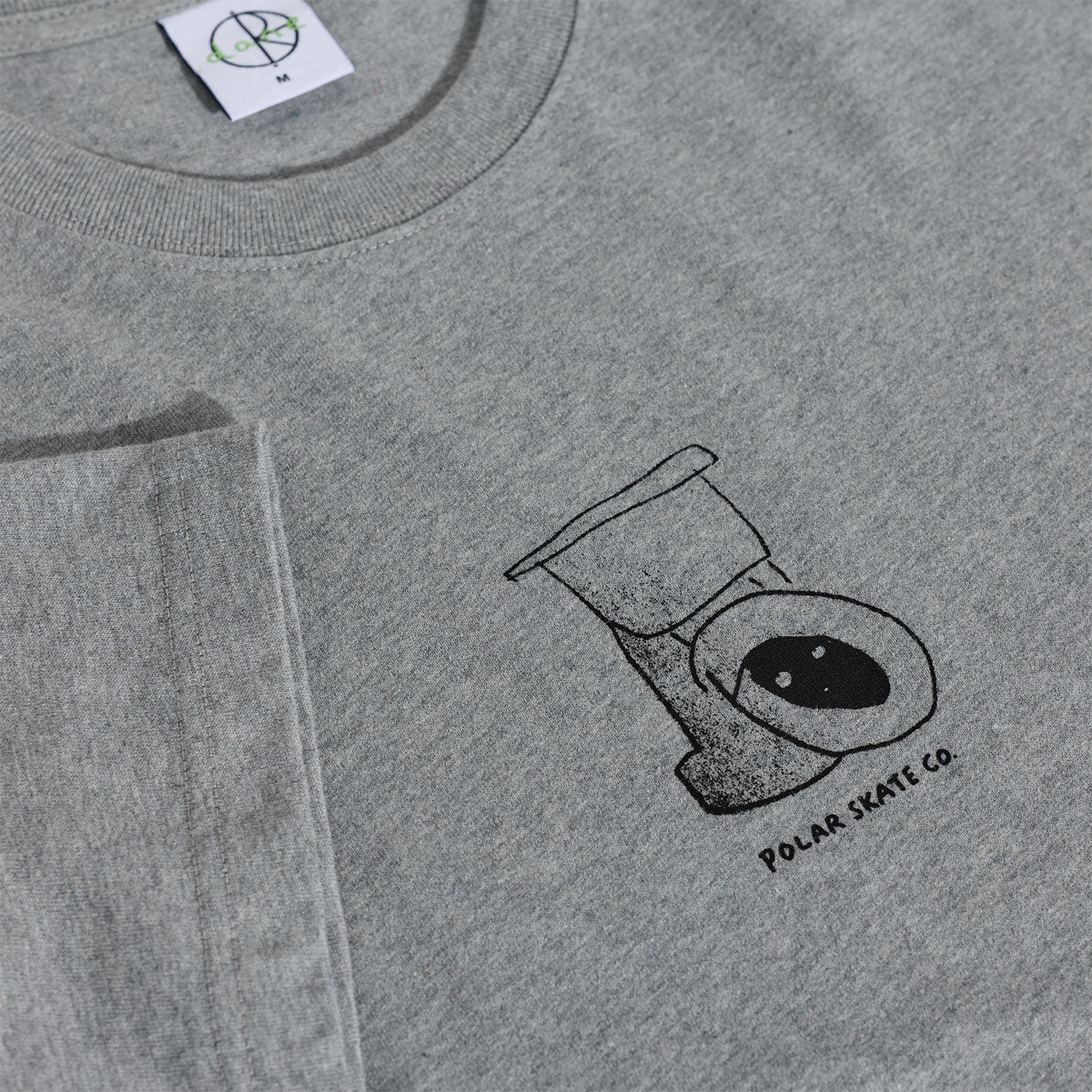 Polar Toilet T-Shirt - Heather Grey image 2