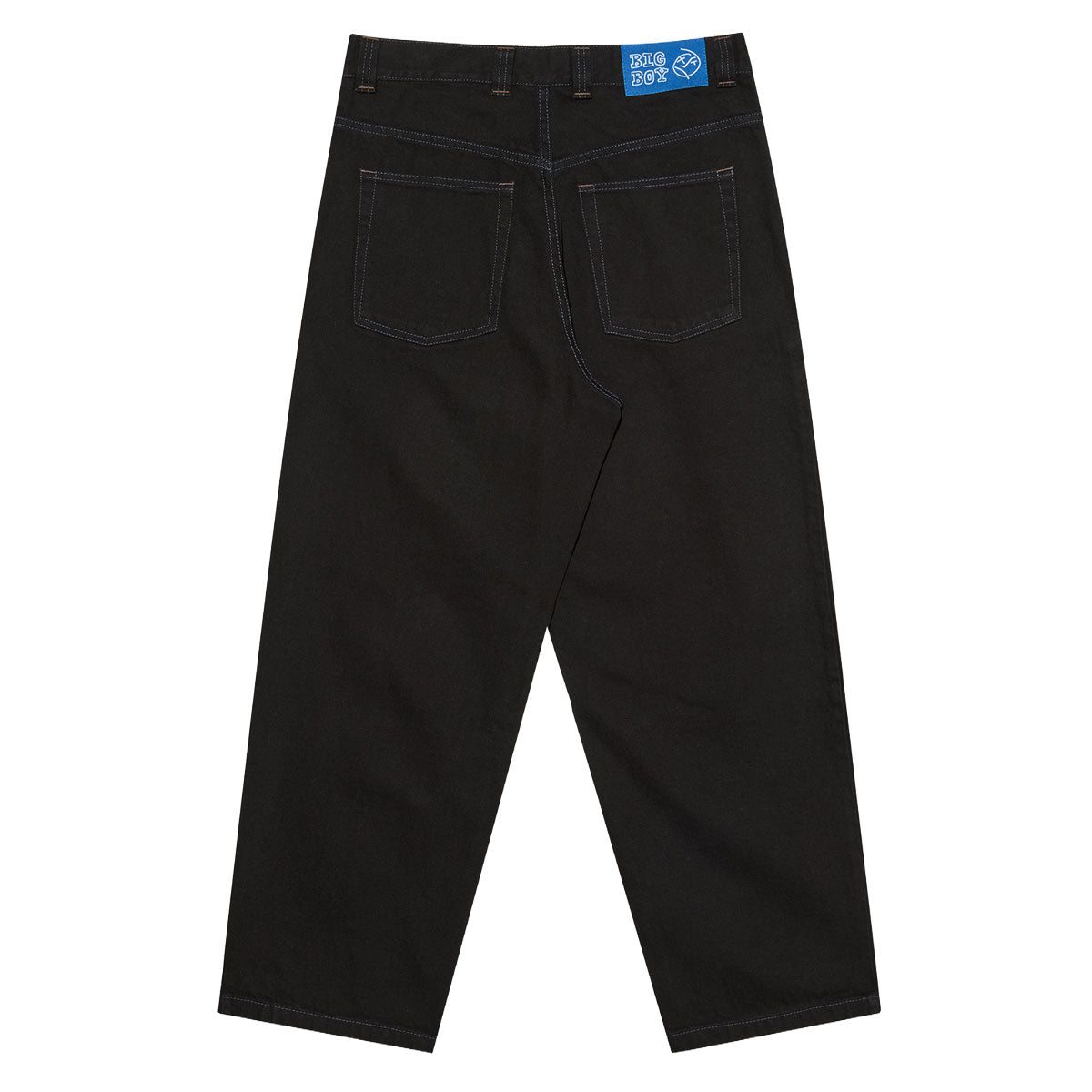 Polar Big Boy Jeans - Black/Blue Stitching image 2