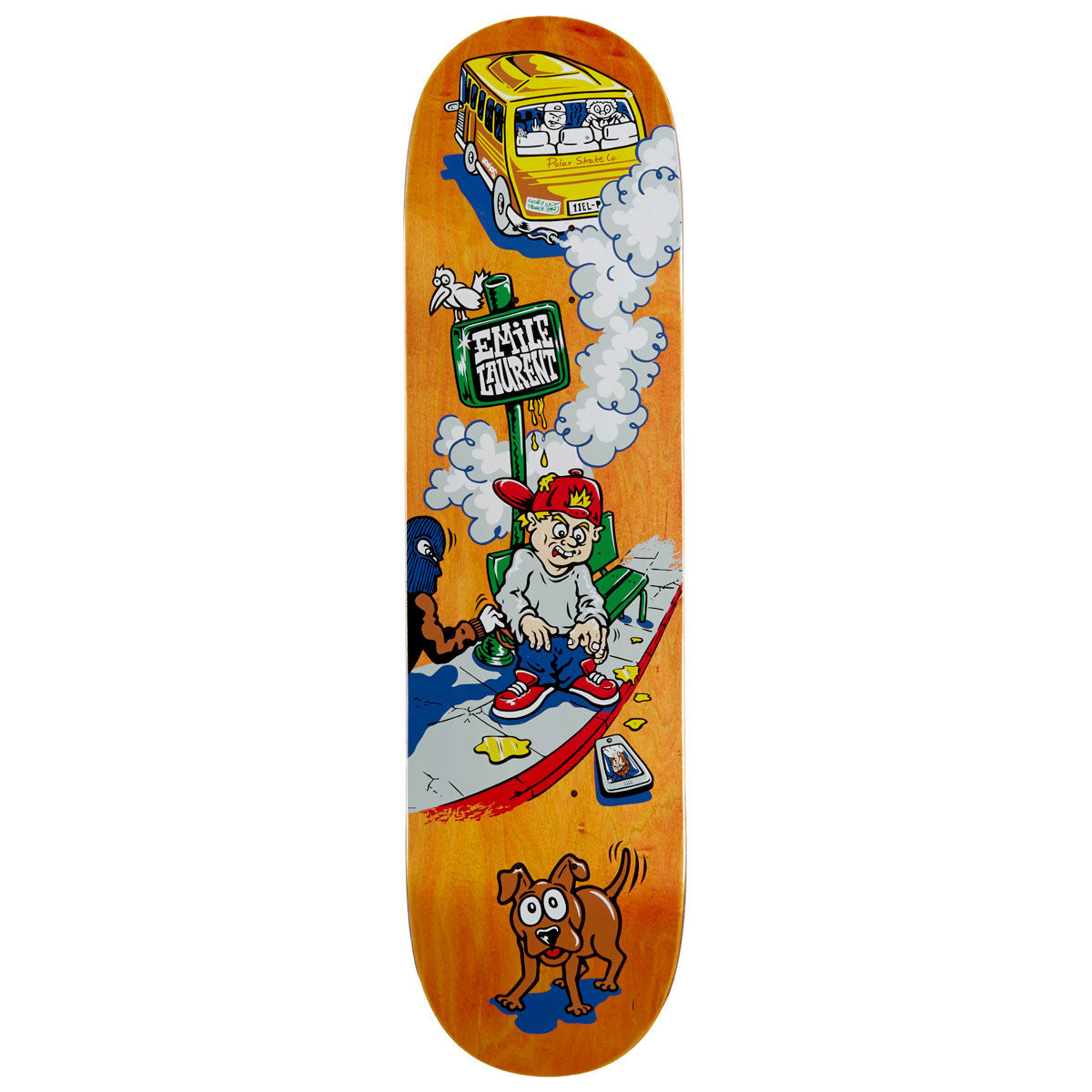 Polar Emile Laurent Bus Stop Skateboard Deck - 8.00
