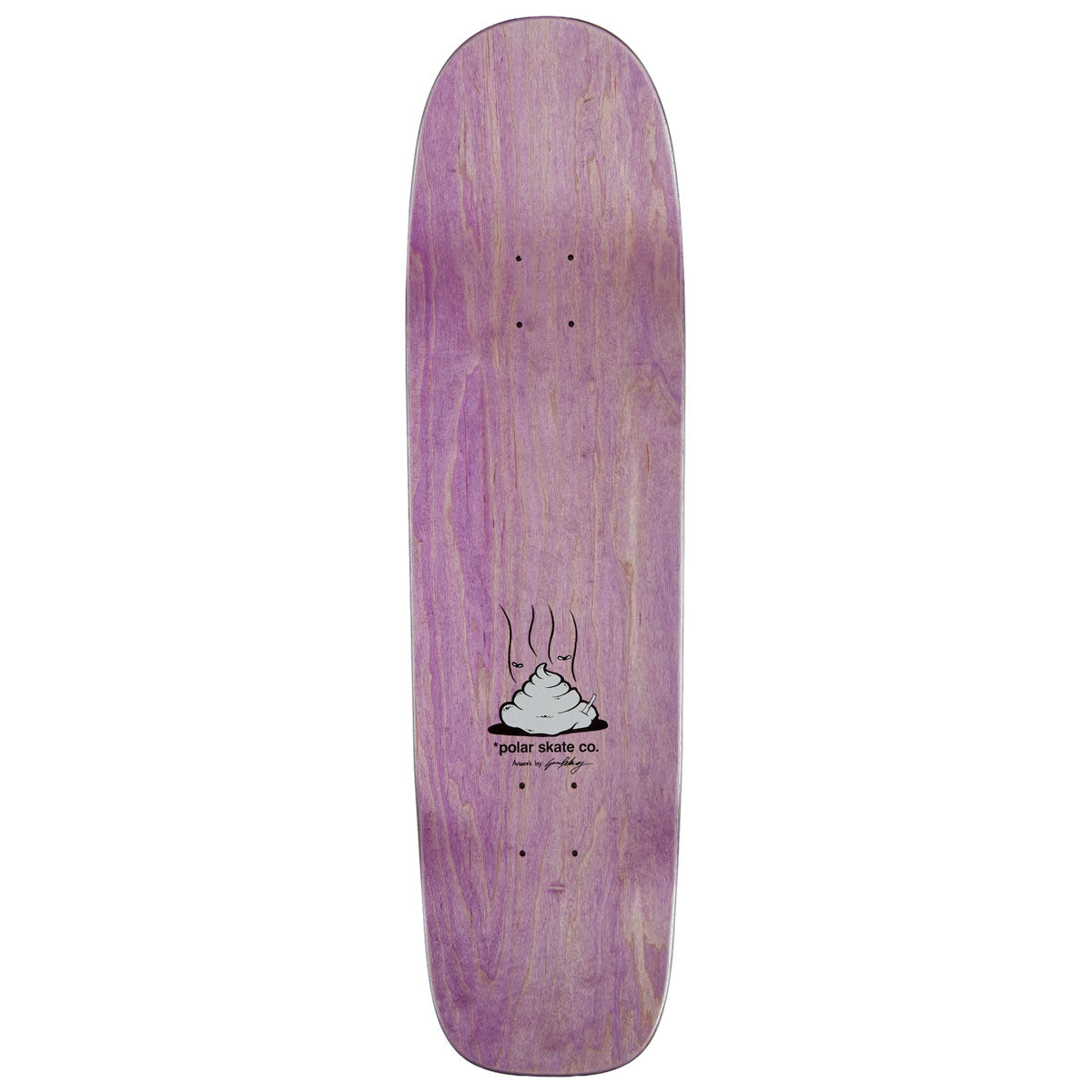 Polar Nick Boserio Useless Wooden Dog P1 Shape Skateboard Complete - Yellow - 8.625