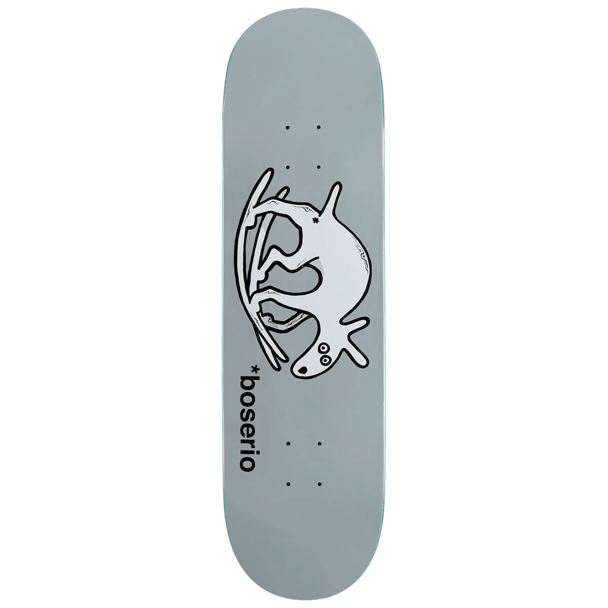 Polar Nick Boserio Useless Wooden Dog Skateboard Deck - Grey - 8.25